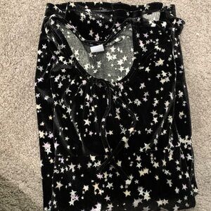 Starry Black Velvet dress